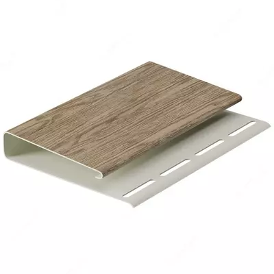 Наличник для сайдинга под дерево "DÖCKE" Lux, 75 мм, дл. 3000 мм, уп. 18 шт. (Кедр)