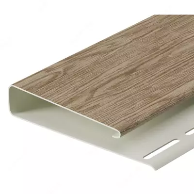 Наличник для сайдинга под дерево "DÖCKE" Lux, 75 мм, дл. 3000 мм, уп. 18 шт. (Кедр)