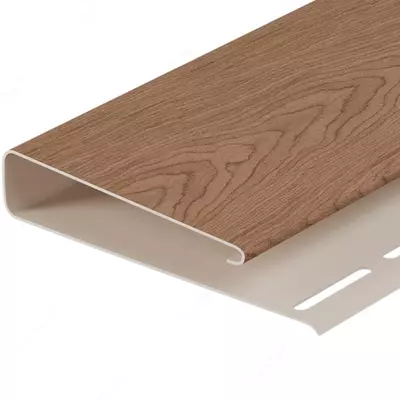 Наличник для сайдинга под дерево "DÖCKE" Lux, 75 мм, дл. 3000 мм, уп. 18 шт. (Алтайский)