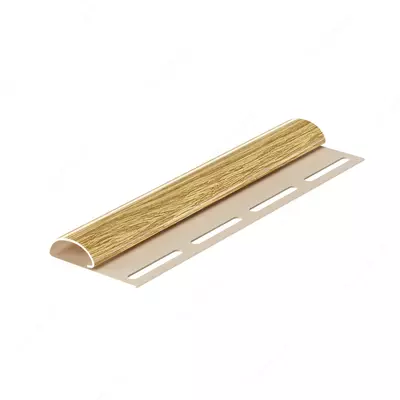 Финишный профиль для сайдинга под дерево "DÖCKE" Lux, дл. 3000 мм, уп. 36 шт. (Зрелый каштан)