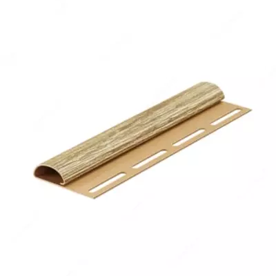 Финишный профиль для сайдинга под дерево "DÖCKE" Lux, дл. 3000 мм, уп. 36 шт. (Рябина)