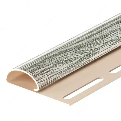 Финишный профиль для сайдинга под дерево "DÖCKE" Lux, дл. 3000 мм, уп. 36 шт. (Канадская береза)