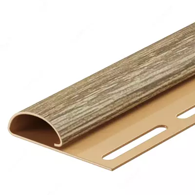 Финишный профиль для сайдинга под дерево "DÖCKE" Lux, дл. 3000 мм, уп. 36 шт. (Кедр)