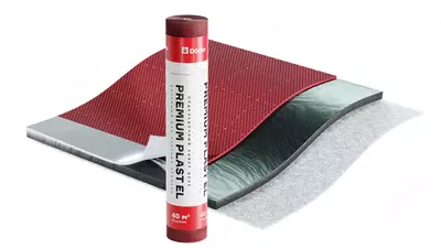 Подкладочный ковер (механическое крепление) "DÖCKE" Premium Plast EL, битумная смесь СБС, S=40 кв.м