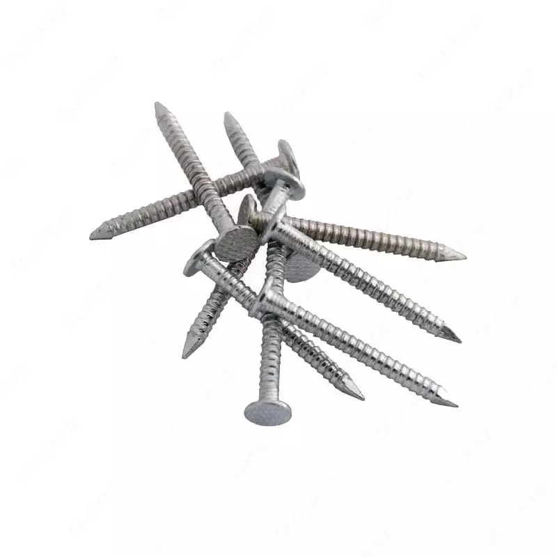 Кровельные ершеные гвозди (оцинкованные) "DÖCKE" дл. 30 мм, d шляпки 8 мм