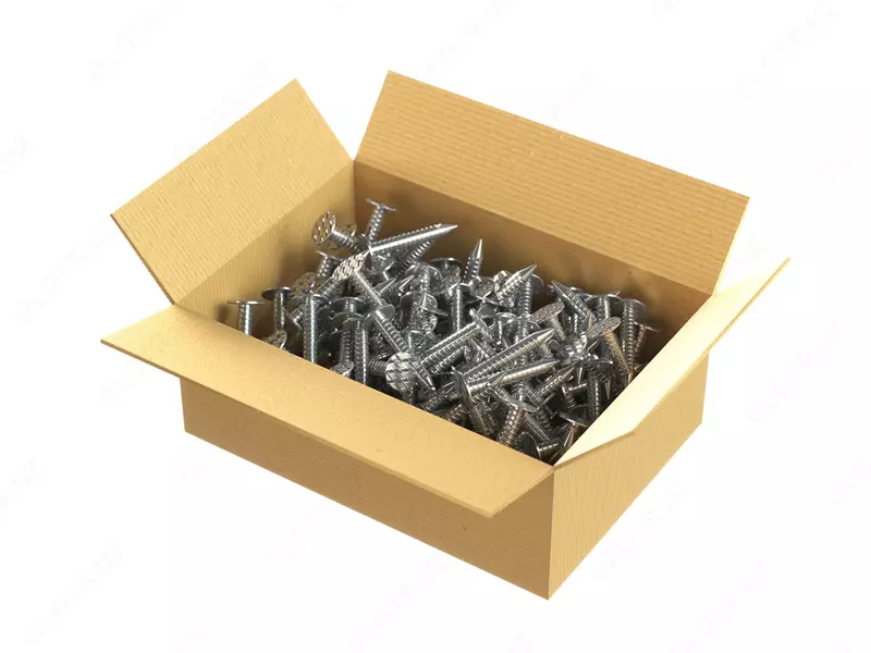 Кровельные ершеные гвозди (оцинкованные) "DÖCKE" дл. 30 мм, d шляпки 8 мм