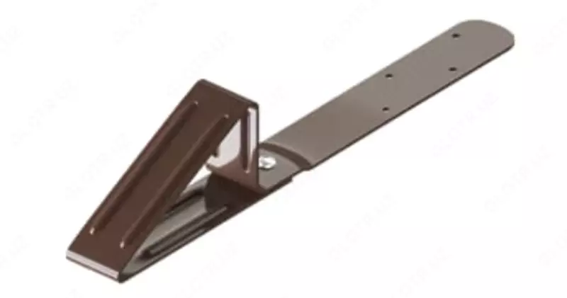 Снегозадержатель "DÖCKE" для гибкой черепицы, 270 х 30 мм, уп. 90 шт. (Шоколад)