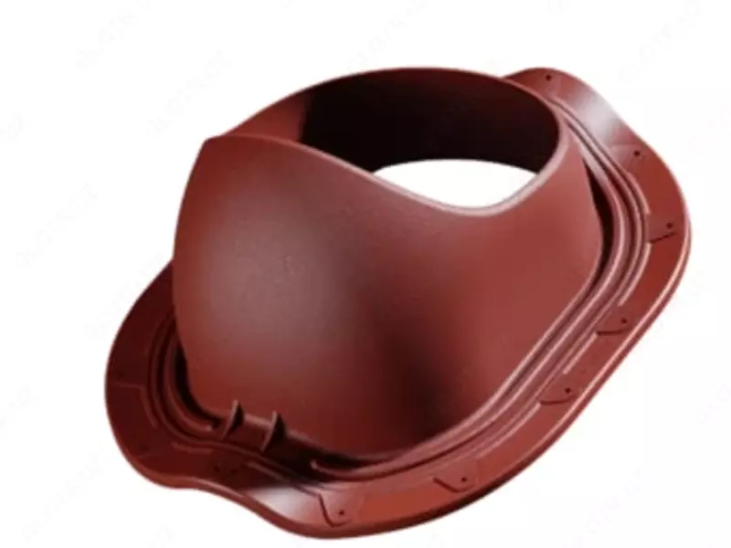 Проходной элемент для металлочерепицы "DÖCKE" Monterrey, уп. 10 шт. (Красный)