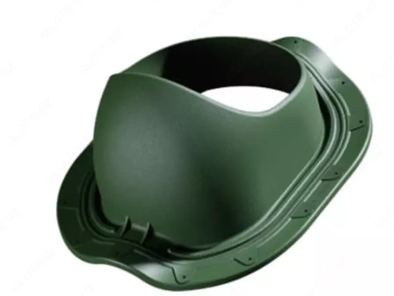 Проходной элемент для металлочерепицы "DÖCKE" Monterrey, уп. 10 шт. (Зеленый)