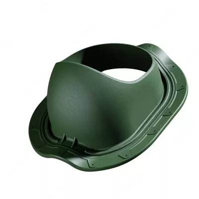 Проходной элемент для металлочерепицы "DÖCKE" Monterrey, уп. 10 шт. (Зеленый)