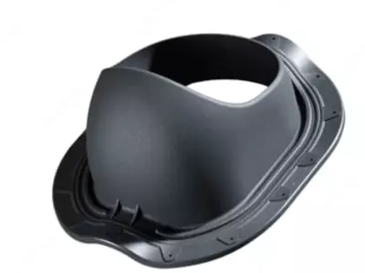 Проходной элемент для металлочерепицы "DÖCKE" Monterrey, уп. 10 шт. (Черный)