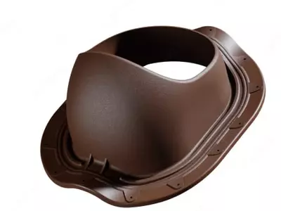 Проходной элемент для металлочерепицы "DÖCKE" Monterrey, уп. 10 шт. (Темно/коричневый)