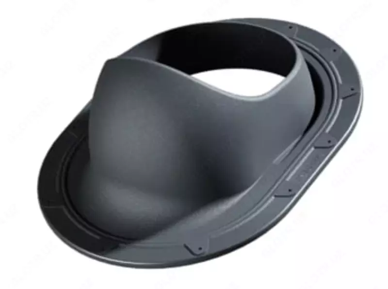 Проходной элемент для плоских кровель "DÖCKE" Next, уп. 10 шт. (Черный)