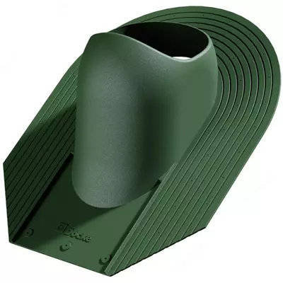 Bitumli moslashuvchan shingillalar uchun o'tish elementi "DÖCKE" Root, o'ram. 9 dona. (yashil)