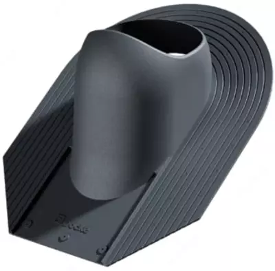 Bitumli moslashuvchan shingillalar uchun o'tish elementi "DÖCKE" Root, o'ram. 9 dona. (Qora)