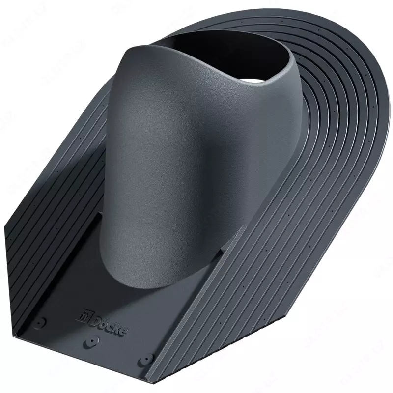 Bitumli moslashuvchan shingillalar uchun o'tish elementi "DÖCKE" Root, o'ram. 9 dona. (Qora)