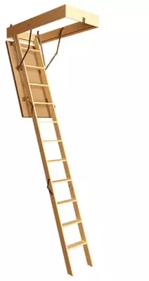 Чердачная лестница (складная) "DOCKE" Standard, высота потолка 2.8 м
