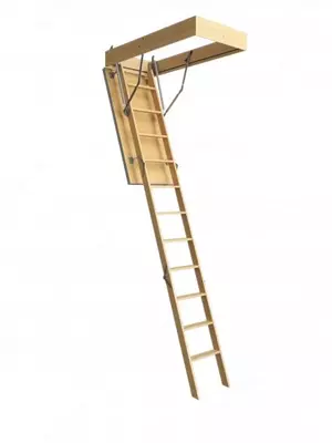 Чердачная лестница (складная) "DOCKE" Dacha, высота потолка 2.8 м