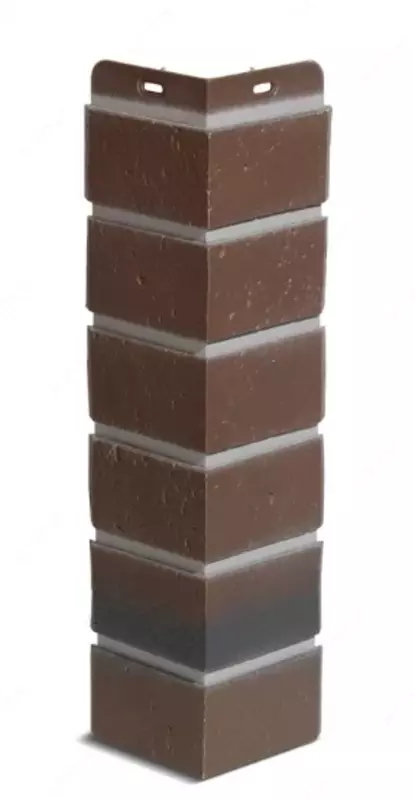 Угол (внешний) к сайдингу под камень "DÖCKE" BERGART 424 мм, уп.8 шт. (Поверхностное окрашивание)