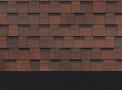 Гибкая битумная черепица (ламинированная) "DOCKE" Dragon Lux, 1000х391х6.1 мм, уп. 2.38 кв.м/14 шт. (Бисквит)