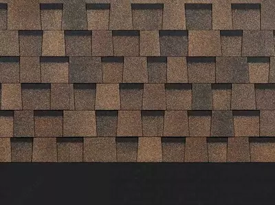 Гибкая битумная черепица (ламинированная) "DOCKE" Dragon Lux, 1000х391х6.1 мм, уп. 2.38 кв.м/14 шт. (Трюфель)