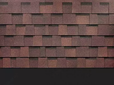 Гибкая битумная черепица (ламинированная) "DOCKE" Dragon Premium, 1000х391х5.6 мм, уп. 2.38 кв.м/14 шт. (Зрелый каштан)