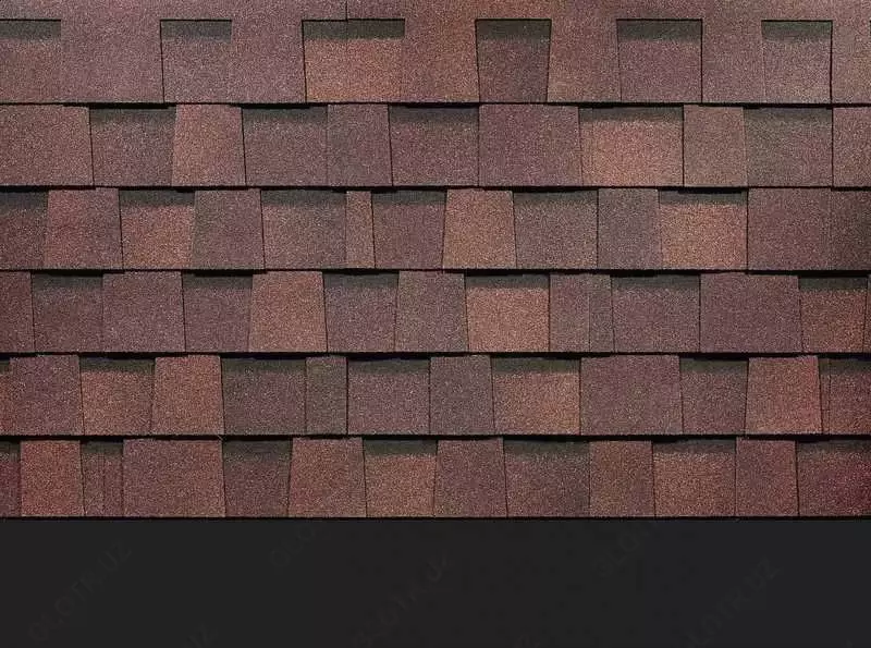 Гибкая битумная черепица (ламинированная) "DOCKE" Dragon Premium, 1000х391х5.6 мм, уп. 2.38 кв.м/14 шт. (Зрелый каштан)