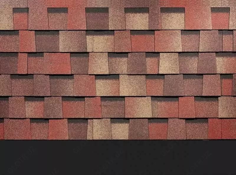 Гибкая битумная черепица (ламинированная) "DOCKE" Dragon Premium, 1000х391х5.6 мм, уп. 2.38 кв.м/14 шт. (Мускат)