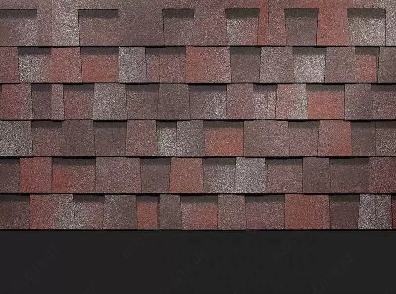 Гибкая битумная черепица (ламинированная) "DOCKE" Dragon Premium, 1000х391х5.6 мм, уп. 2.38 кв.м/14 шт. (Слива)