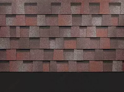 Гибкая битумная черепица (ламинированная) "DOCKE" Dragon Premium, 1000х391х5.6 мм, уп. 2.38 кв.м/14 шт. (Слива)