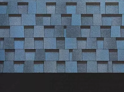 Гибкая битумная черепица (ламинированная) "DOCKE" Dragon Standard, 1000х391х5.4 мм, уп. 2.38 кв.м/14 шт. (Голубика)