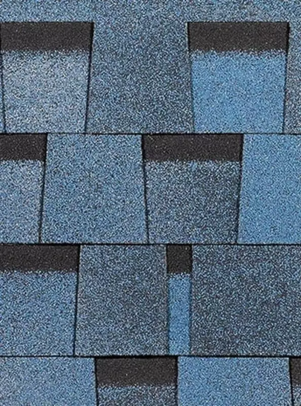 Гибкая битумная черепица (ламинированная) "DOCKE" Dragon Standard, 1000х391х5.4 мм, уп. 2.38 кв.м/14 шт. (Голубика)