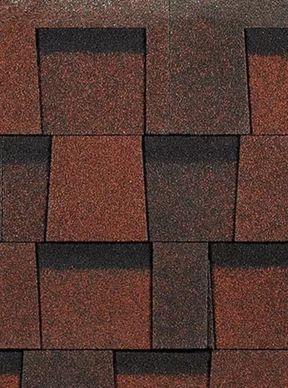 Гибкая битумная черепица (ламинированная) "DOCKE" Dragon Standard, 1000х391х5.4 мм, уп. 2.38 кв.м/14 шт. (Красный)