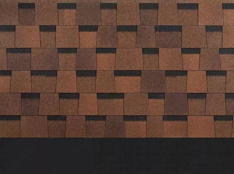 Гибкая битумная черепица (ламинированная) "DOCKE" Dragon Standard, 1000х391х5.4 мм, уп. 2.38 кв.м/14 шт. (Светло-коричневый)