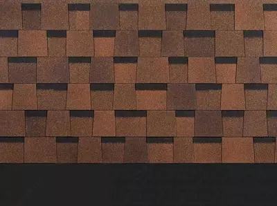 Гибкая битумная черепица (ламинированная) "DOCKE" Dragon Standard, 1000х391х5.4 мм, уп. 2.38 кв.м/14 шт. (Светло-коричневый)