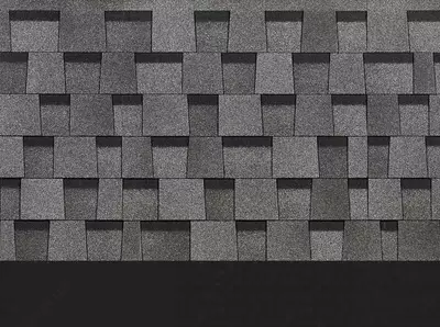 Гибкая битумная черепица (ламинированная) "DOCKE" Dragon Standard, 1000х391х5.4 мм, уп. 2.38 кв.м/14 шт. (Серый)