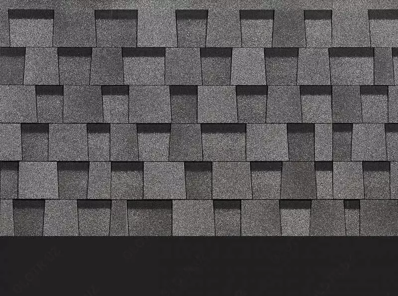 Гибкая битумная черепица (ламинированная) "DOCKE" Dragon Standard, 1000х391х5.4 мм, уп. 2.38 кв.м/14 шт. (Серый)