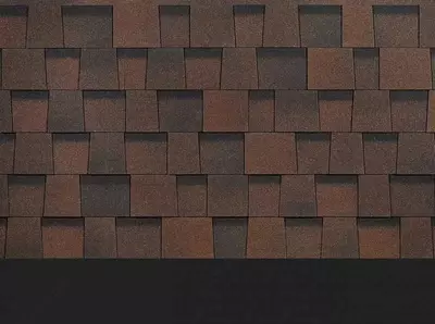 Гибкая битумная черепица (ламинированная) "DOCKE" Dragon Standard, 1000х391х5.4 мм, уп. 2.38 кв.м/14 шт. (Темно-коричневый)