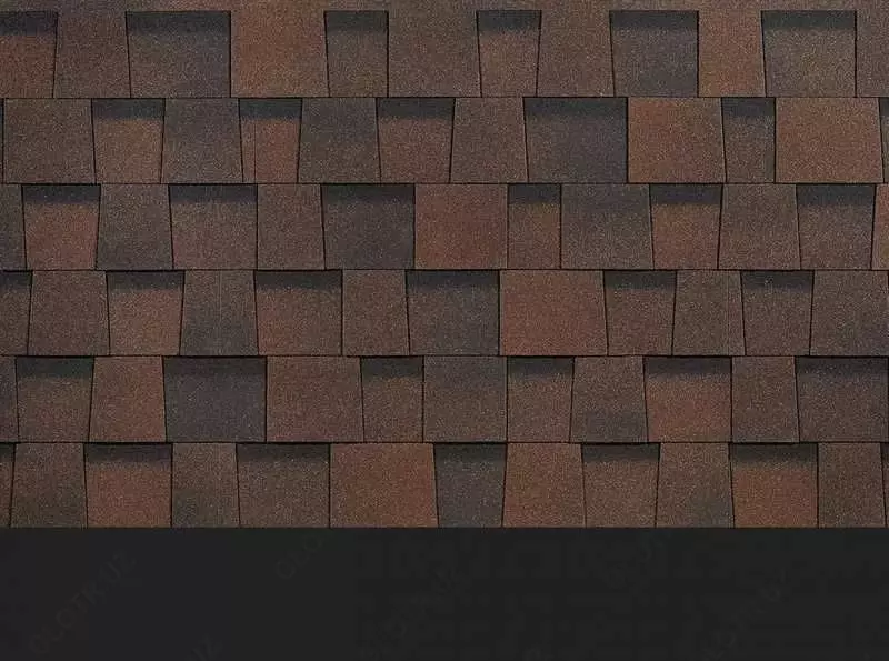 Гибкая битумная черепица (ламинированная) "DOCKE" Dragon Standard, 1000х391х5.4 мм, уп. 2.38 кв.м/14 шт. (Темно-коричневый)