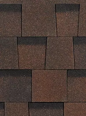 Гибкая битумная черепица (ламинированная) "DOCKE" Dragon Standard, 1000х391х5.4 мм, уп. 2.38 кв.м/14 шт. (Темно-коричневый)