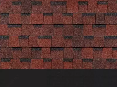 Гибкая битумная черепица (ламинированная) "DOCKE" Dragon Europa, 1000х391х5 мм, уп. 2.38 кв.м/14 шт. (Красный)