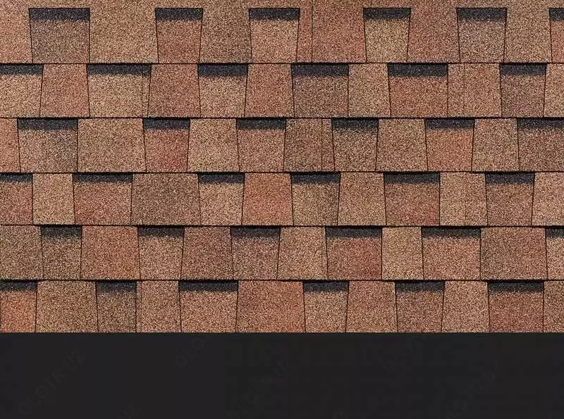 Гибкая битумная черепица (ламинированная) "DOCKE" Dragon Europa, 1000х391х5 мм, уп. 2.38 кв.м/14 шт. (Светло-коричневый)