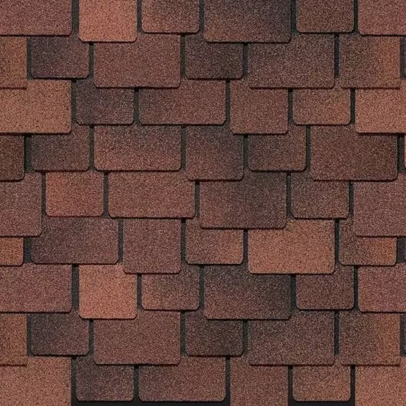 Гибкая битумная черепица "DOCKE" Lux Саппоро, 1000х444х3.1 мм, уп. 2.4 кв.м/16 шт. (Кофе)