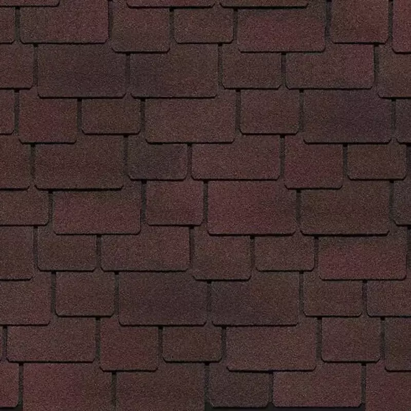 Гибкая битумная черепица "DOCKE" Lux Саппоро,1000х444х3.1мм, уп. 2.4 кв.м/16 шт. (Зрелый каштан)