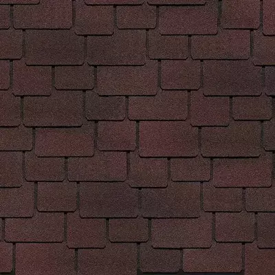 Гибкая битумная черепица "DOCKE" Lux Саппоро,1000х444х3.1мм, уп. 2.4 кв.м/16 шт. (Зрелый каштан)