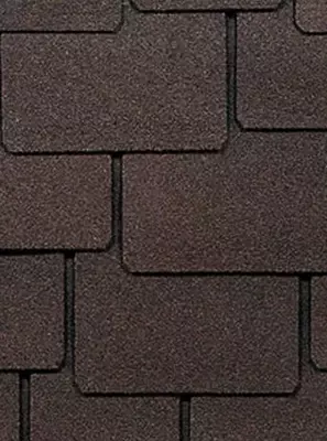 Гибкая битумная черепица "DOCKE" Lux Саппоро,1000х444х3.1мм, уп. 2.4 кв.м/16 шт. (Зрелый каштан)