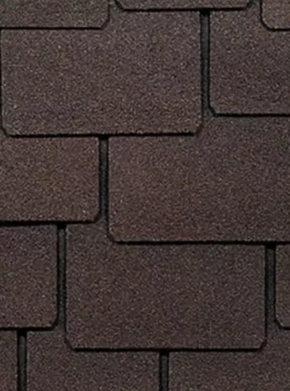 Гибкая битумная черепица "DOCKE" Lux Саппоро,1000х444х3.1мм, уп. 2.4 кв.м/16 шт. (Зрелый каштан)