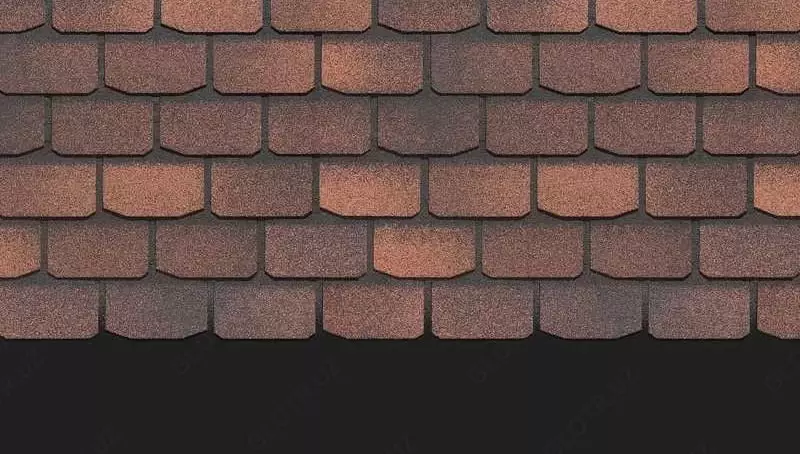 Гибкая битумная черепица "DOCKE" Premium Женева, 1000х333х3.1мм, уп. 3.1 кв.м/22 шт. (Кофе)