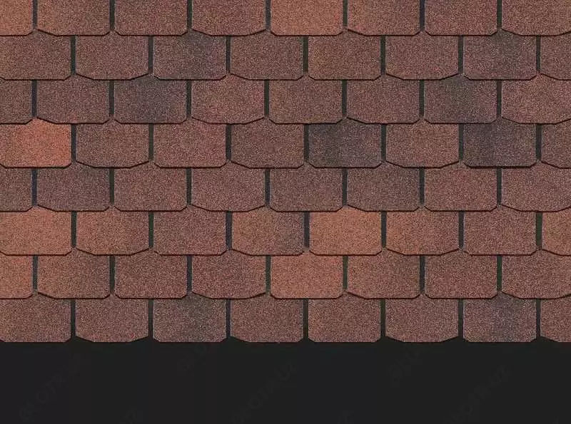 Гибкая битумная черепица "DOCKE" Premium Цюрих, 1000х333х3.1мм, уп. 3.1 кв.м/22 шт. (Кофе)