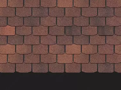 Гибкая битумная черепица "DOCKE" Premium Цюрих, 1000х333х3.1мм, уп. 3.1 кв.м/22 шт. (Кофе)